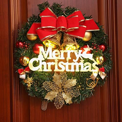 BestYıJo Merry Christmas ışıklı işareti, 11 noel ağacı çelenk askı süsleri Noel ışık up süslemeleri için pencere LED