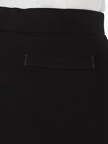 Şık klasik koleksiyonu kadın artı boyutu kolay uyum elastik bel Pull-On Capri pantolon