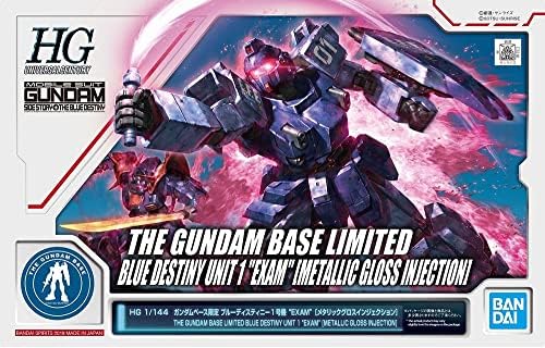 Bandai HGUC 1/144 Gundam Bankası Sınırlı Mavi Destiny Ünitesi 1 SINAV [Metalik Parlak Enjeksiyon] Model seti