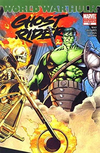 Hayalet Sürücü (7. Seri) 12 (2.) VF / NM ; Marvel çizgi romanı / Dünya Savaşı Hulk