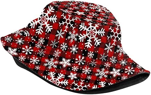 Noel Desen Kova Şapka güneş şapkası Balıkçı şapkası Erkekler Kadınlar için Noel Yeni Yıl Şenlikli Tatil Partisi