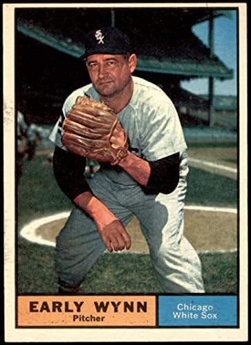 1961 Topps 455 Erken Wynn Chicago White Sox (Beyzbol Kartı) ESKİ / MT White Sox