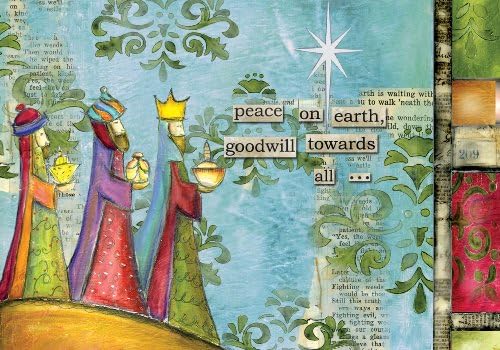 Lang Peace On Earth Minyon Noel Kartları, 13 Zarflı 12 Kart (2004502)