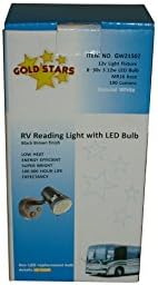 Altın Yıldız GW21502 bronz RV okuma ışığı MR16 taban LED ampul (12v yağ ovuşturdu -03)