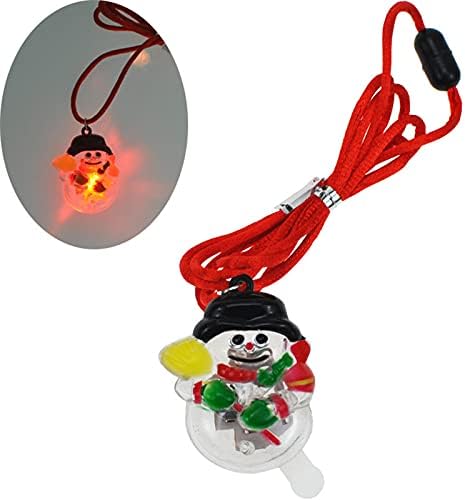 XIOS Noel dekorasyon kış tatilleri Light Up kar tanesi kolye, noel ışık kolye LED dize ışıkları kış kar tanesi süslemeleri