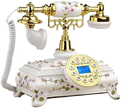 HOUKAI Vintage Antika Telefonlar Reçine El Yapımı Telefon Telefon Sabit Sabit Ev Ofis Otel için
