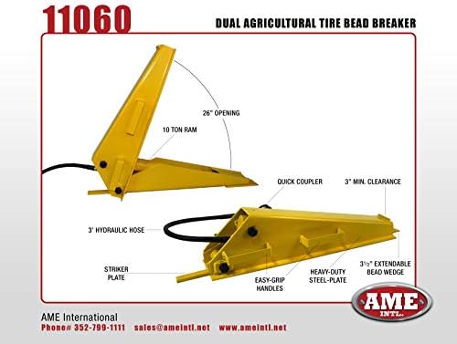 AME 11060 Çift Tarım Lastiği Boncuk Kırıcı (10 Ton)