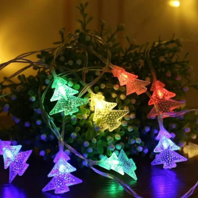NEARTİME 1.5 M 10 her zaman veya yanıp sönen Noel ağacı ışıkları dekoratif kış dekoratif ışıklar Noel ağacı lamba