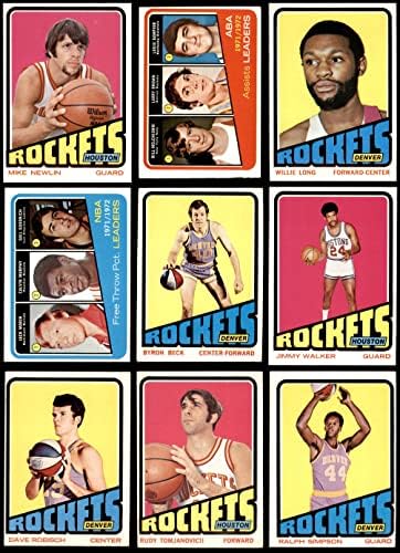 1972-73 Topps Houston Rockets Takım Seti Houston Rockets (Set) VG + Rockets