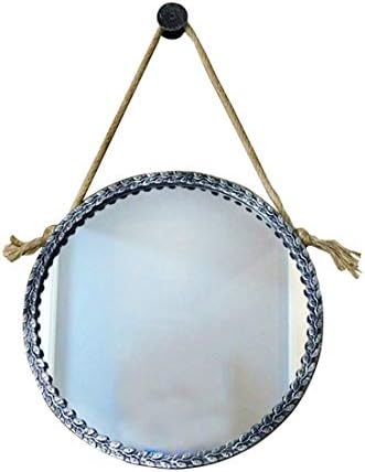 HTLLT Güzellik Makyaj Aynası Vintage Ayna Metal Ayna Ayna Ayna Ayna Ayna Ayna Ayna a + Dekoratif Ayna, 60 Cm