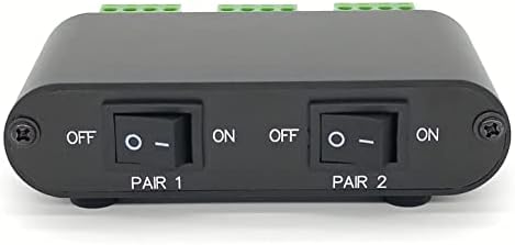 ZLXDP (P21) 2 Yönlü Ses Stereo Hoparlör seçici Switcher Kutusu, Birleştirici Çok Bölgeli A B Hoparlör Anahtarı Dağıtım