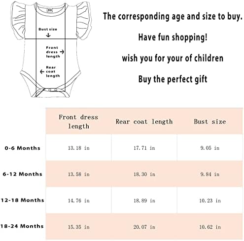 LYSMuch Bebek Kız Fırfır Kısa Kollu Bodysuit Bebek Katı Onesie Rahat Düz Bluz Üst Romper