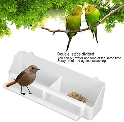 4 adet Kuş Besleyiciler Papağan Besleyici Pet Kuş Asılı Gıda su kasesi Kalınlaşmış kuş yemi Kutusu yiyecek kutusu