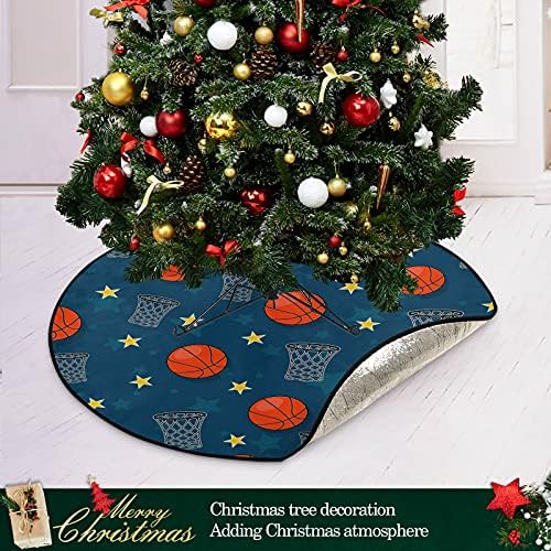 Basketbol Noel Ağacı Mat Su Geçirmez Ağaç Standı Tepsisi Mat Halı Altında Noel Ağacı Aksesuarı Noel Süs Tatil Ev Kaynağı