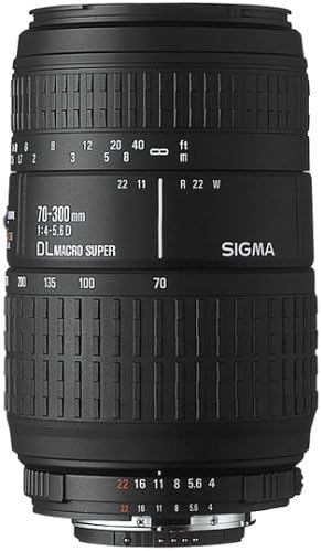 Sigma 70-300mm f/4-5.6 DL Makro nikon için lens SLR Kameralar