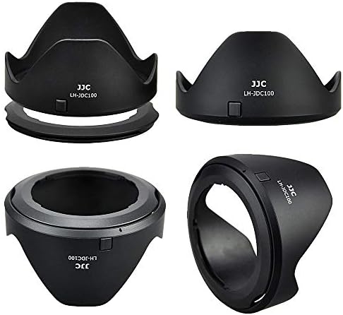 JJC Geri Dönüşümlü Lens Hood Gölge Koruyucu & 67mm Filtre Adaptör Halkası Canon Powershot için SX70 HS, G3 X, SX60
