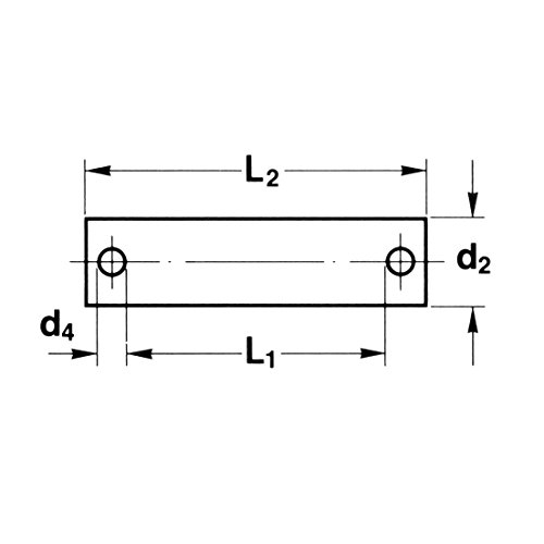 Parametrik LF 314 CP LF / LL Serisi Yaprak Zinciri, LL 2044 ISO Numarası, 31,75 mm Perde, 4x4 Plaka Bağlama, 36,5