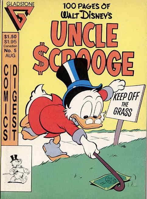 Scrooge Amca Çizgi Roman Özeti 5 VF; Gladstone çizgi romanı / Son Sayı