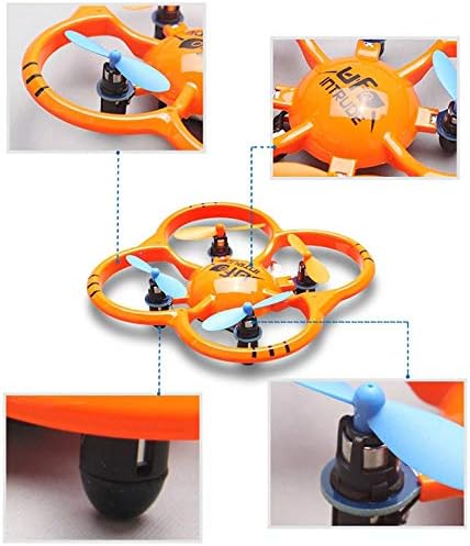 Bilim satın alma Mini 2.4 GHz uzaktan kumanda 6 eksen Gyro RC UFO Quadcopter uçak oyuncak (küçük, turuncu)