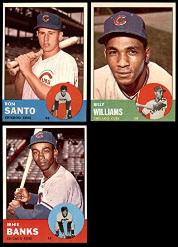 1963 Topps Chicago Cubs Takım Setine Yakın Chicago Cubs (Set) ESKİ / MT + Cubs