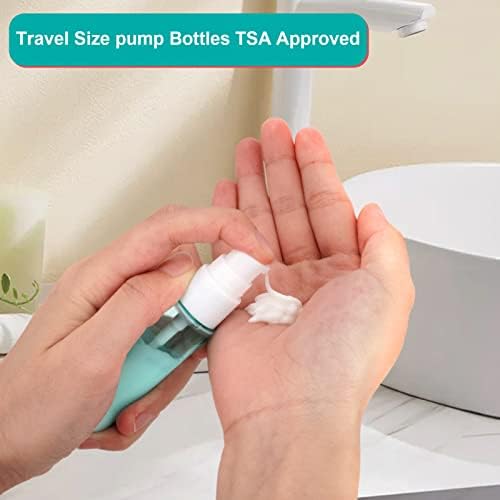 Seyahat Şişeleri Seti Tuvalet Malzemeleri için Sızdırmaz Seyahat Kapları TSA Onaylı Seyahat Sprey Şişeleri Küçük Pompa