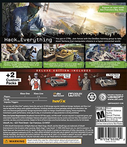 Köpekleri İzle 2: Deluxe Edition (Ekstra içerik İçerir) - Xbox One