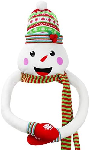 ABOOFAN Noel Ağacı Topper Kardan Adam Hugger Noel Tatili için Kış Ev Wonderland Parti Süslemeleri Süsler Malzemeleri