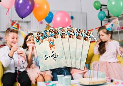 Balon Parti Çanta ile ayı, Ayı Tema Parti İyilik Çanta Çocuklar Doğum Günü için, Bebek Duş Parti Malzemeleri, Şeker