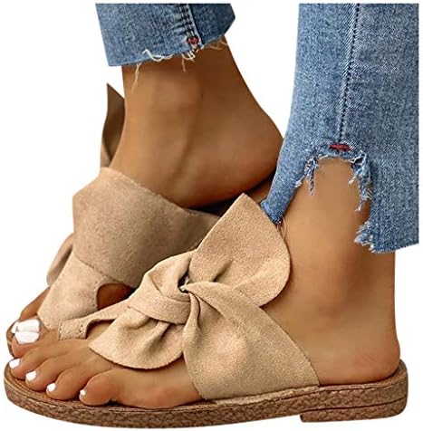 Kadınlar için Sandalet Şık, Rahat İlmek ayak baş parmağı yüzüğü Platformu Sandalet Ayakkabı Yaz Plaj seyahat ayakkabısı