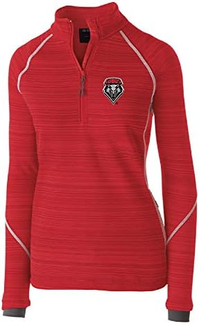 Ouray Spor NCAA New Mexico Lobos kadın Sapma Kazak Ceket, Büyük, Kırmızı