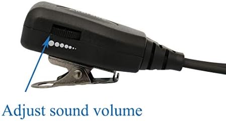 Zkarabc Walkie Talkie Kulaklık Mic ile G Şekli Ayarlanabilir Ses Kulaklık ile Uyumlu Midland AVPH4 GXT1000VP4 LXT500VP3