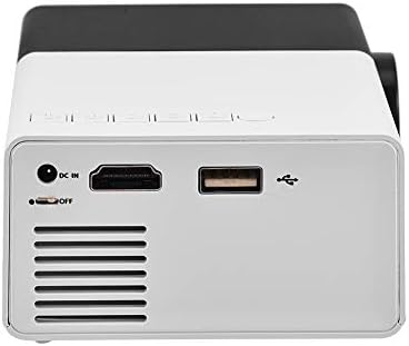 Mini Projektör, Dahili Stereo Hoparlör HDMI/AV/USB Arabirimli Taşınabilir Multimedya Ev Sineması Projektörü 320x240