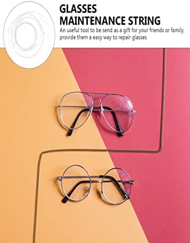 TEHAUX 3 Paket Gözlük Tamir İplik Gözlük Tamir Aracı Gözlük Aksesuarları