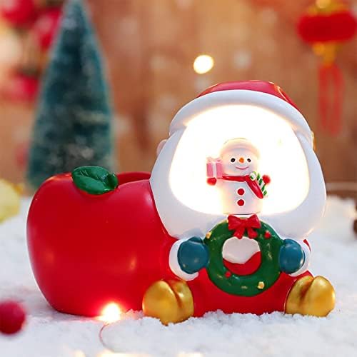 ıhtha Noel Süsleri ' bir Meyve Kalemlik Gece Lambası Yaratıcı Masaüstü Depolama Kovası Öğrenci Noel Süsleri Noel Süsleri