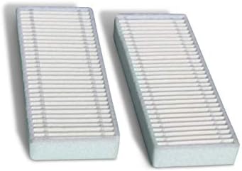 Uygun ikame hepa filtreleri için Coredy R300 robotlu süpürge (Beyaz, 2'li paket) DAK