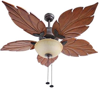 AUNEVN tavan vantilatörleri Lamba ışıklı tavan fanı Dekoratif Fan Basit Retro İç Akçaağaç Tavan Lambası Oturma Odası