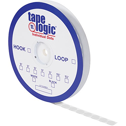 Tape Logic ® Münferit Bant Noktaları, Kanca, 3/4, Beyaz, 1028/Kılıf İndirimli Kargo USA
