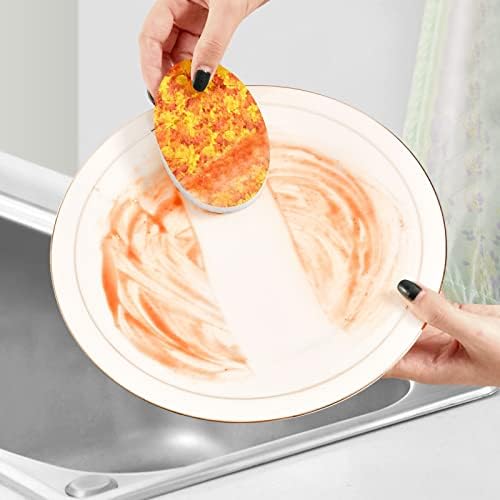 Coıkll Akçaağaç Yaprağı Mutfak Süngerleri Temizleme Kokusuz Çizilmez bulaşık süngeri Temizlik Yemekleri için Banyo