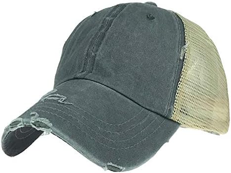Vintage Yıkanmış Pamuk Örgü beyzbol şapkası Sıkıntılı Pamuk Baba Şapka beyzbol şapkası Unisex Ayarlanabilir Polo Kamyon