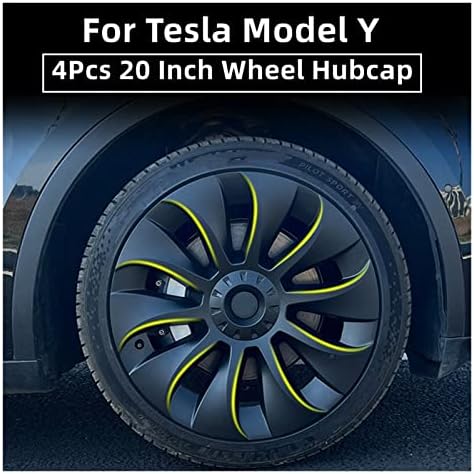 20 İnç Jant Kapağı ile Uyumlu Tesla Model Y 2022 Performans jant kapağı Araba Yedek Jant Kapağı Otomobil Jant Kapağı