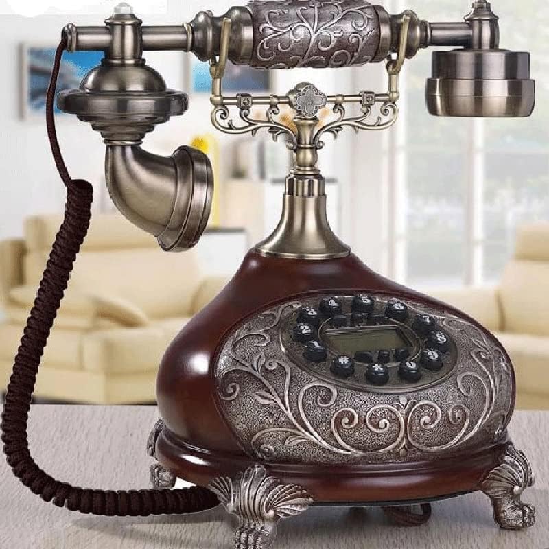 DLVKHKL Vintage Sabit Telefon Anahtar Arama Antika Sabit Telefon Ofis Ev Otel için Reçine