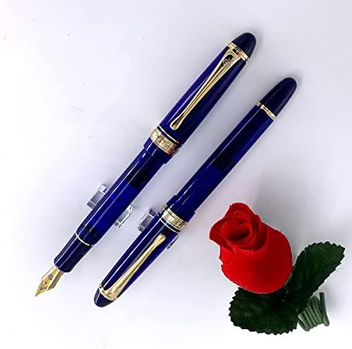 DAGİJİRD Akrilik Reçine dolma kalem Altın Klip EF / M Uç Ofis Yazma Mürekkep Kalem Kaligrafi
