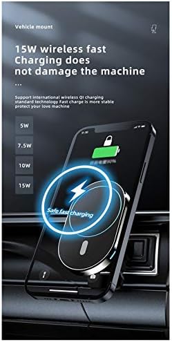 BHVXW 15W Manyetik Araç şarj aleti yuvası Mini Hızlı Şarj Cihazı Araç telefonu tutucu (Renk: OneColor)