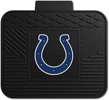 FANMATS 8769 Indianapolis Colts 2 Parçalı Ağır Hizmet Tipi vinil Araba Mat seti, Ön Sıra Paspaslar, Tüm Hava Koşullarına