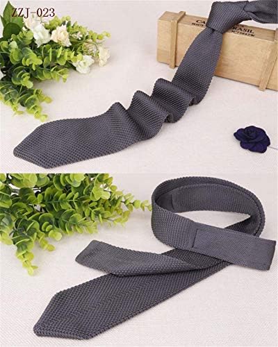 Andongnywell Erkekler Örme Kravat Sıska Örgü Bağları Vintage Kravat Rahat Resmi Temel Kravatlar Kadınlar için