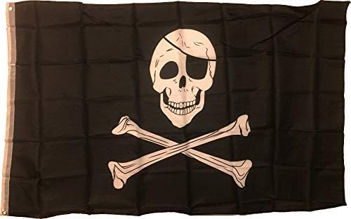 Yeni 2x3 Jolly Roger Korsan Bayrağı Karayip Korsanları Bayrakları