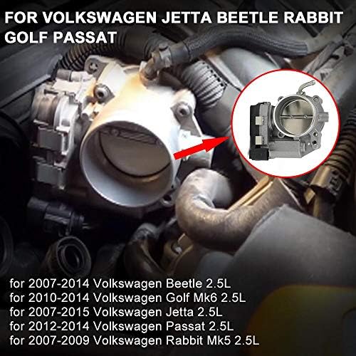 07K133062A Gaz Kelebeği Gövdesi VW Volkswagen Jetta Beetle Tavşan Golf Passat Model 2.5 L-Parça 07K 133 062 A