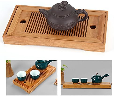 Çay tepsisi, Bambu çay tepsisi Çin Gongfu Mini çay masası Gıda Kahve Çay Servis Tepsisi Çayevi Ev Ofis