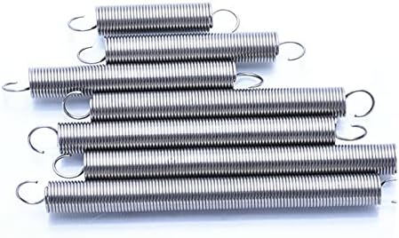 AMBAYZ Metal Gergi Serpme Tel Çapı 0.5 Mm X Dış Çap 4Mm gergi yayı, Açık Kanca ile, uzunluk 65-300Mm / 260Mm (1 Adet)