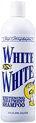 Chris Christensen Şampuan ve Slicker Fırça Paketi, Beyaz Üzerine Beyaz Şampuan + Büyük K Slicker Fırça Büyük, Profesyonel